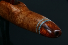 Madrone Burl Native American Flute, Minor, Low E-4, #E45H